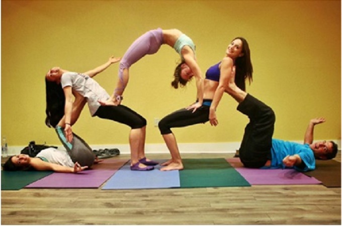 5 person yoga poses